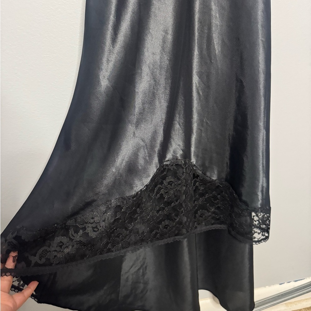 Vintage Victoria's Secret Black Satin Lingerie - Picture 4 of 6